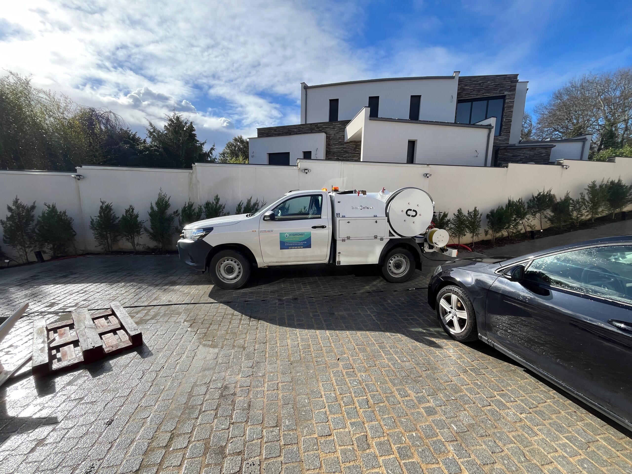 Camion Hydronet intervention IDF